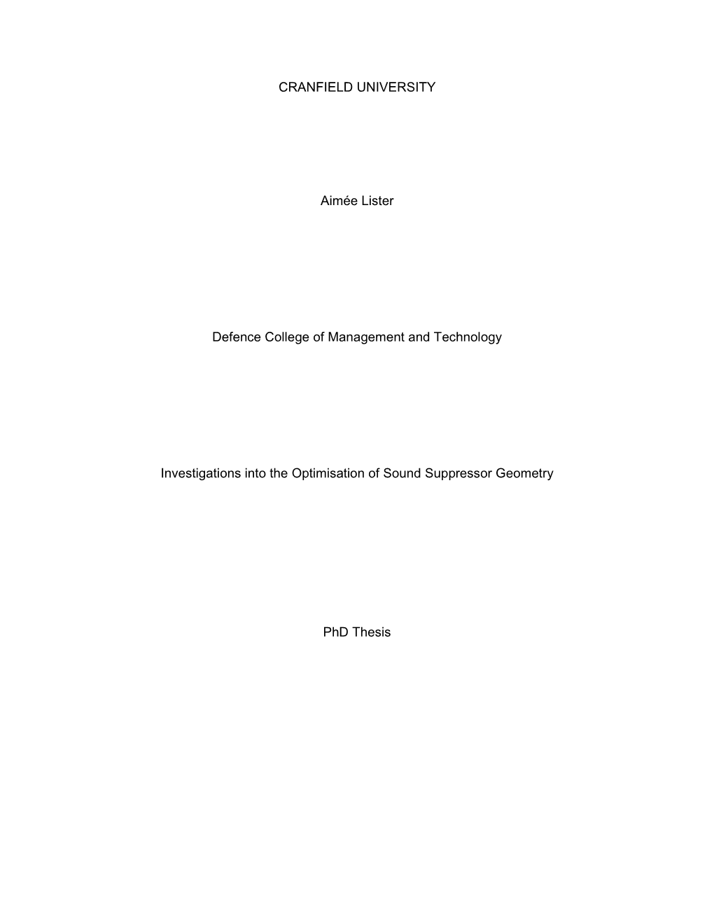 Phd Thesis Aimee Lister