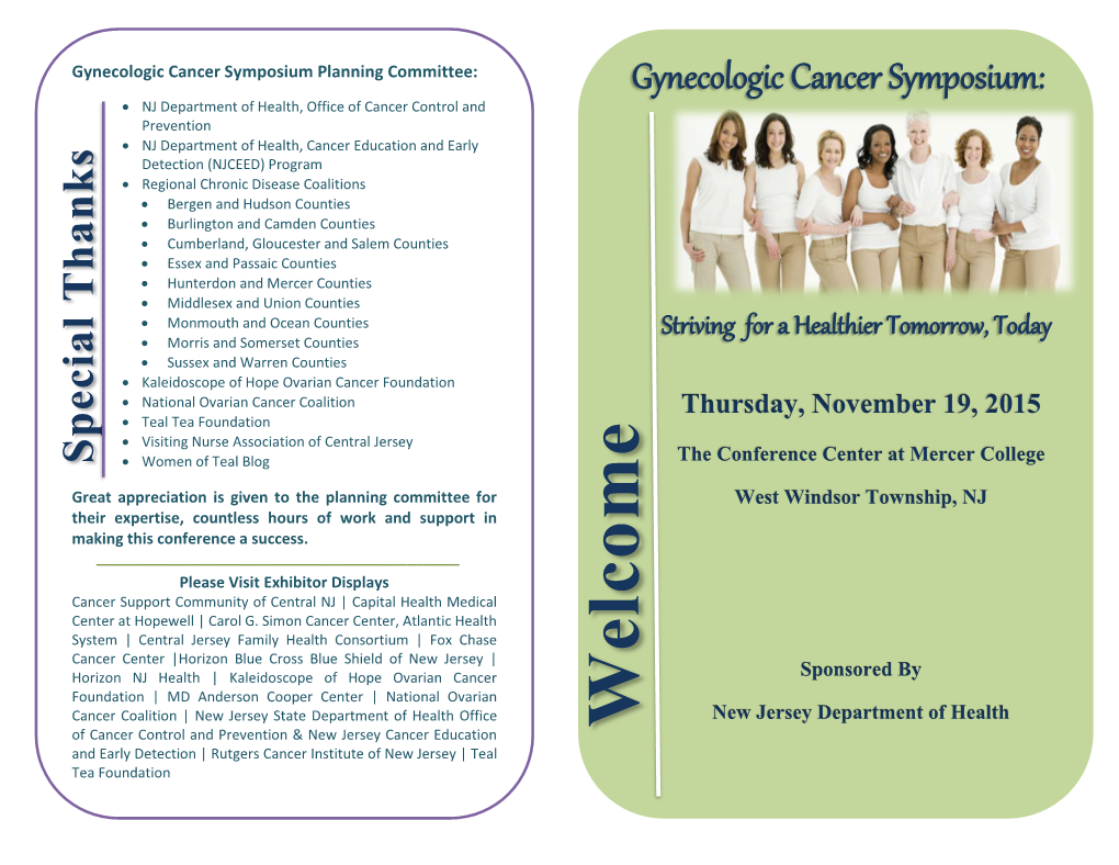 The Gynecologic Cancer Symposium