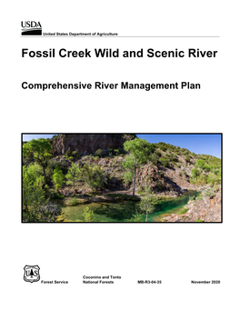 Fossil Creek Comprehensive River
