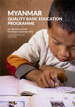 Myanmar Quality Basic Education Programme