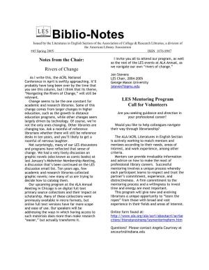 Biblio-Notes