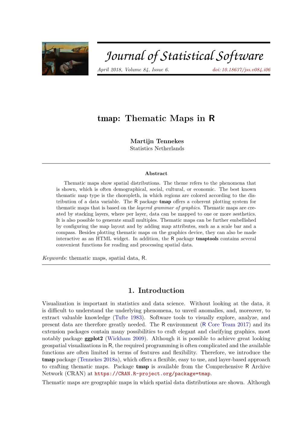 Tmap: Thematic Maps in R - DocsLib