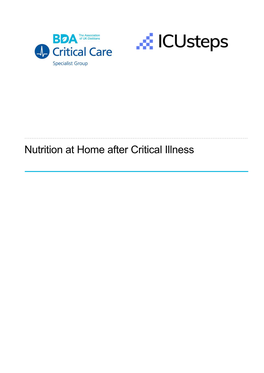 Nutrition at Home After Critical Illness