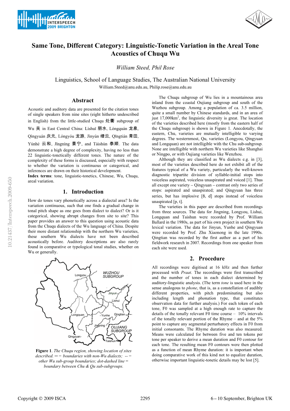 Linguistic-Tonetic Variation in the Areal Tone Acoustics of Chuqu Wu