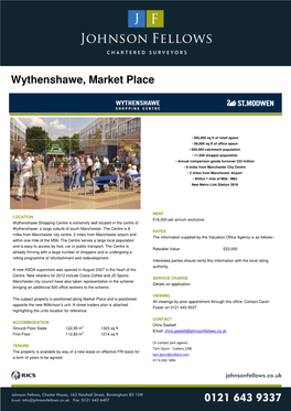 Wythenshawe, Market Place
