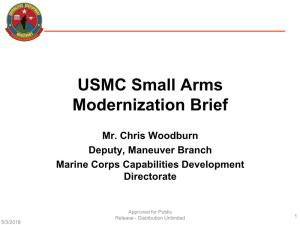 USMC Small Arms Modernization Brief