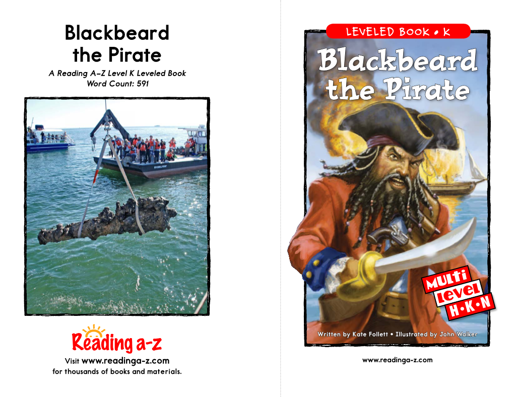 Blackbeard the Pirate Books and Movies