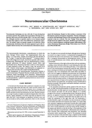 Neuromuscular Choristoma