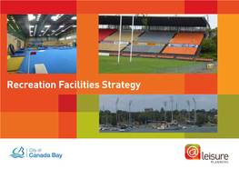 Recreation Facilities Strategy 9/09/13