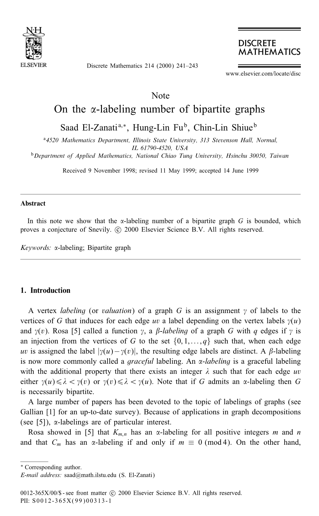 On the -Labeling Number of Bipartite Graphs