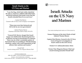 Israeli Attacks on the US Navy and Marines