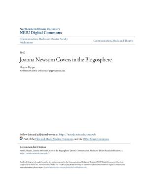 Joanna Newsom Covers in the Blogosphere Shayne Pepper Northeastern Illinois University, S-Pepper@Neiu.Edu