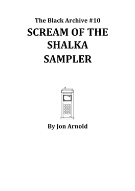 Scream of the Shalka Sampler