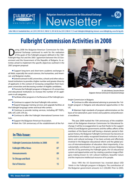 Fulbright Newsletter No. 56 January