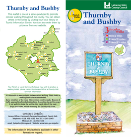 Thurnby and Bushby Parish Walks