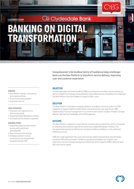 Banking on Digital Transformation