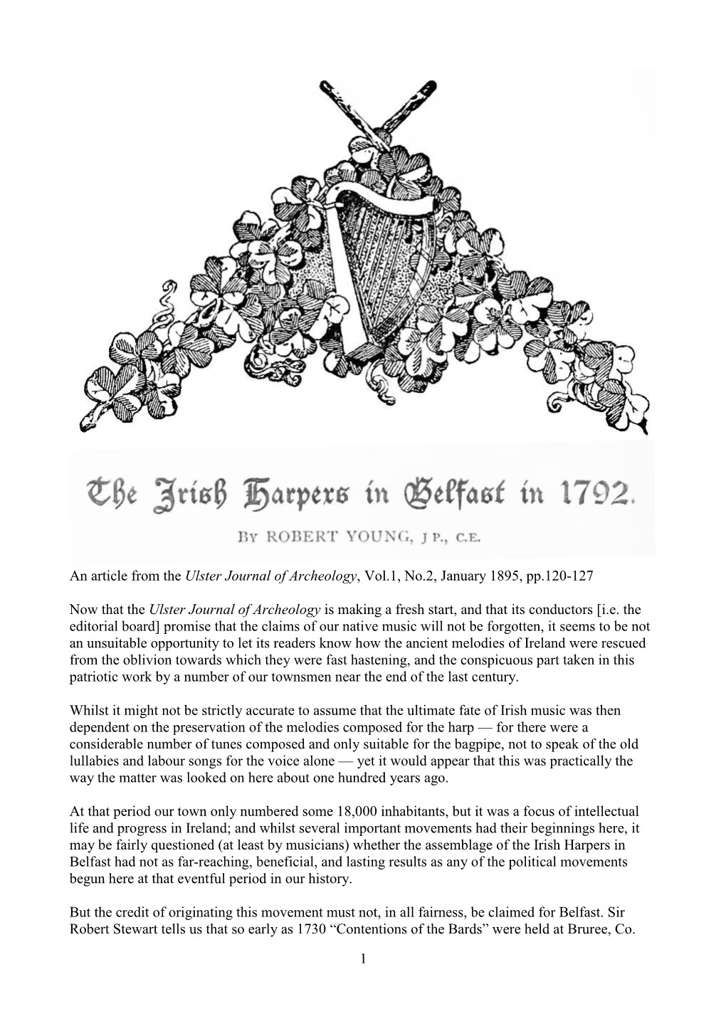 Irish Harpers Belfast 1792.Pdf