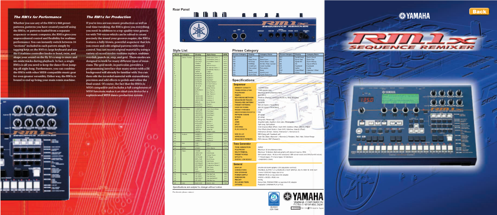 Rm1x Brochure English