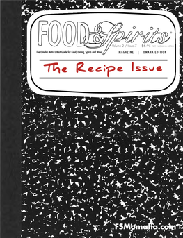 The Recipe Issue
