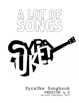 A Lot of Songs Version 4 [PDF 10MB]