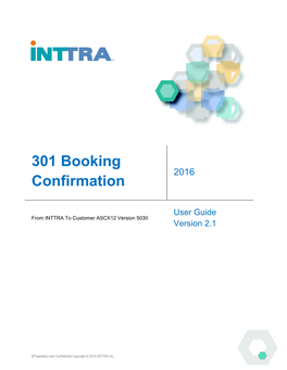 301 Booking Confirmation