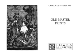 Old Master Prints Catalogue Summer 2006