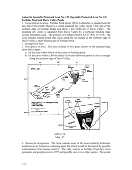 Antarctic Specially Protected Area No. 119 (Specially Protected Area No