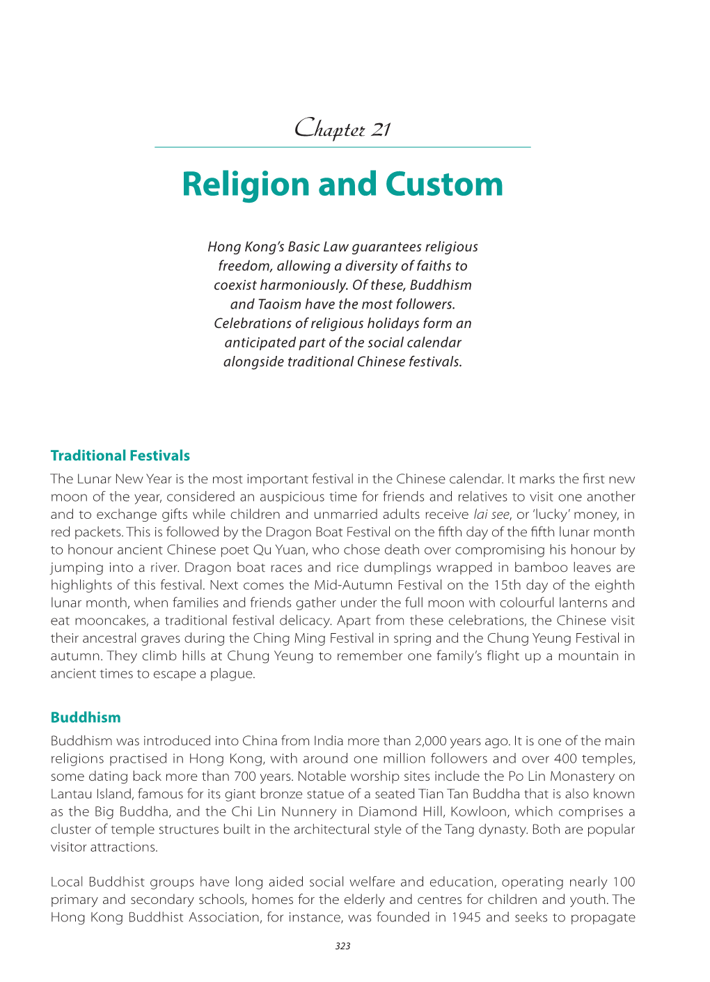 Religion and Custom