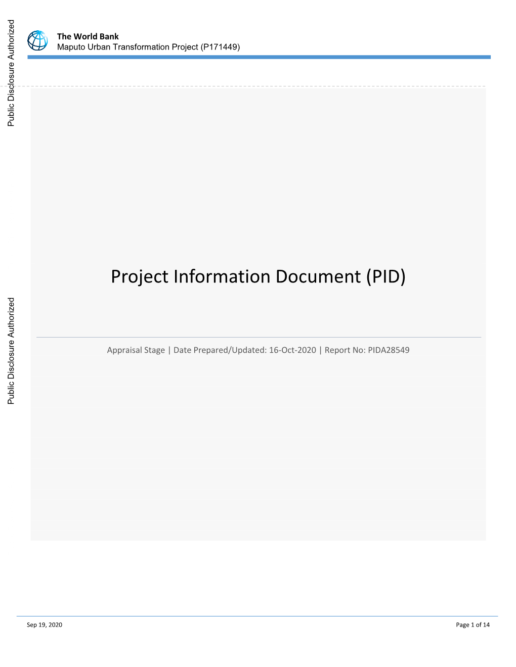 World Bank Document