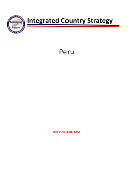 Integrated Country Strategy