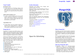 Postgresql Flyer