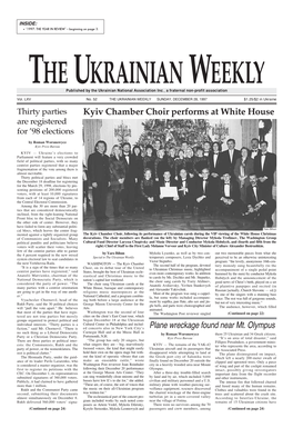 The Ukrainian Weekly 1997, No.52