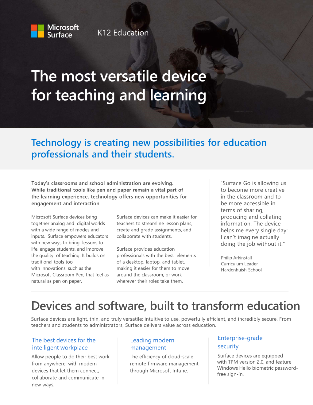 The Most Versatile Device for Teaching and Learning