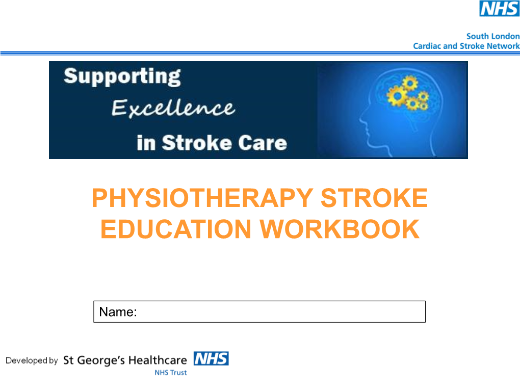 Physiotherapy Stroke Team