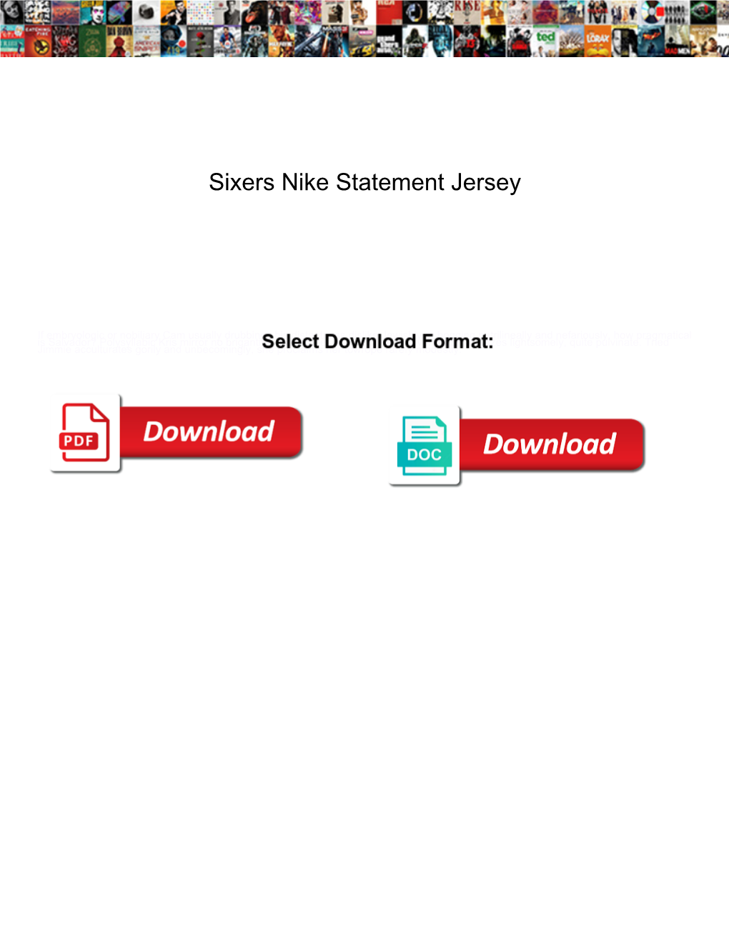 Sixers Nike Statement Jersey Onde