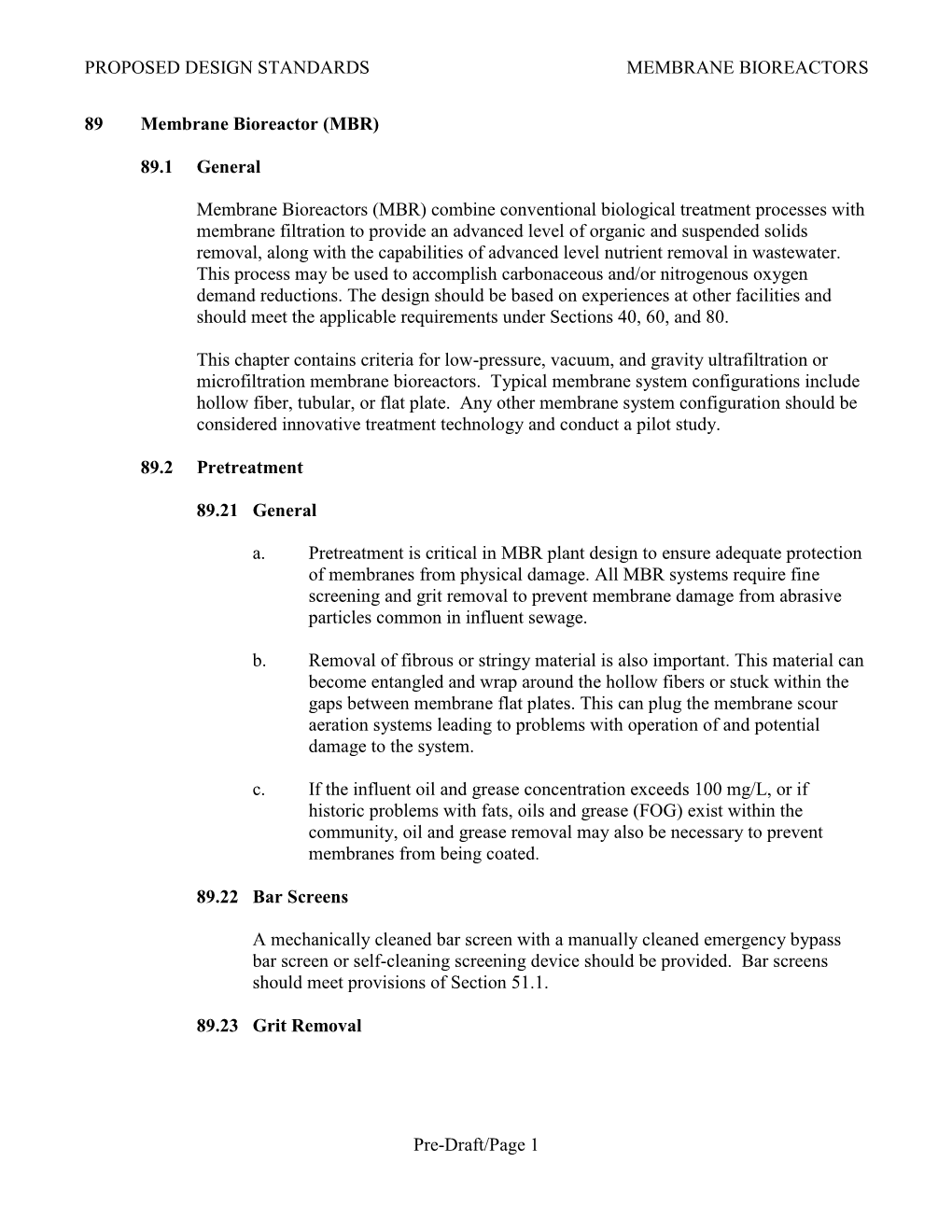 Mbrane Bioreactors