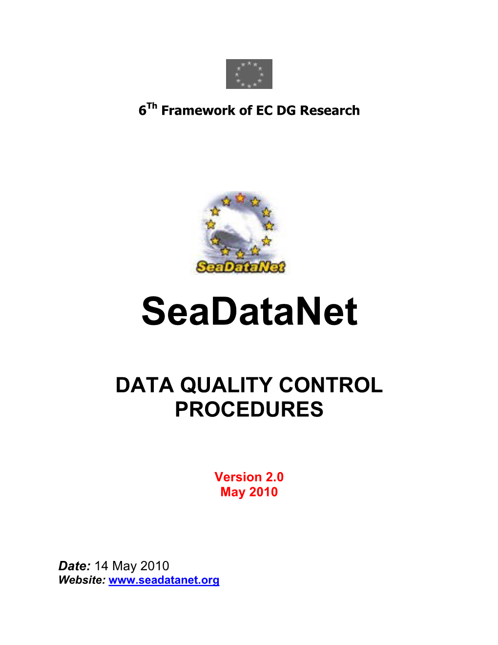 Data Quality Control Procedures