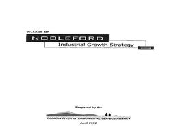 Nobleford Industrial Growth Strategy April 2002