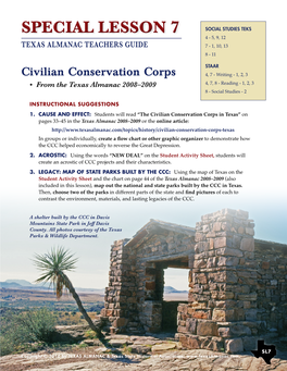 Civilian Conservation Corps in Texas