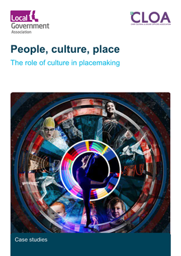 People, Culture, Place the Role of Culture in Placemaking