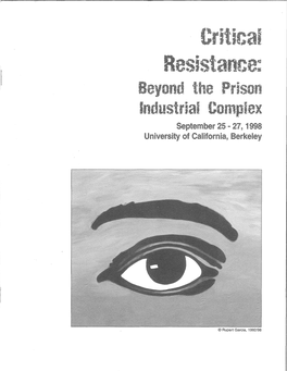 Eyond the Rison Industrial O Piex September25 - 27, 1998 Universityof California,Berkeley