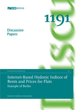 Internet-Based Hedonic Indices of Rents and Prices for Flats Example of Berlin