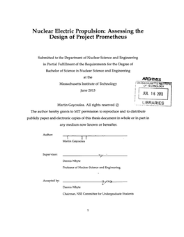 Nuclear Electric Propulsion: Assessing the Design of Project Prometheus