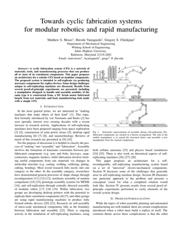 Towards Cyclic Fabrication Systems for Modular Robotics and Rapid Manufacturing