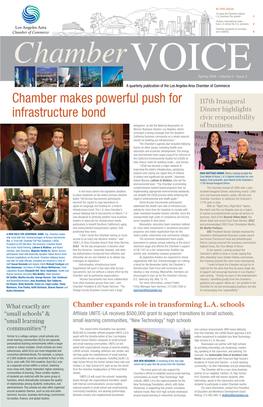 Chamber Makes Powerful Push for Infrastructure Bond