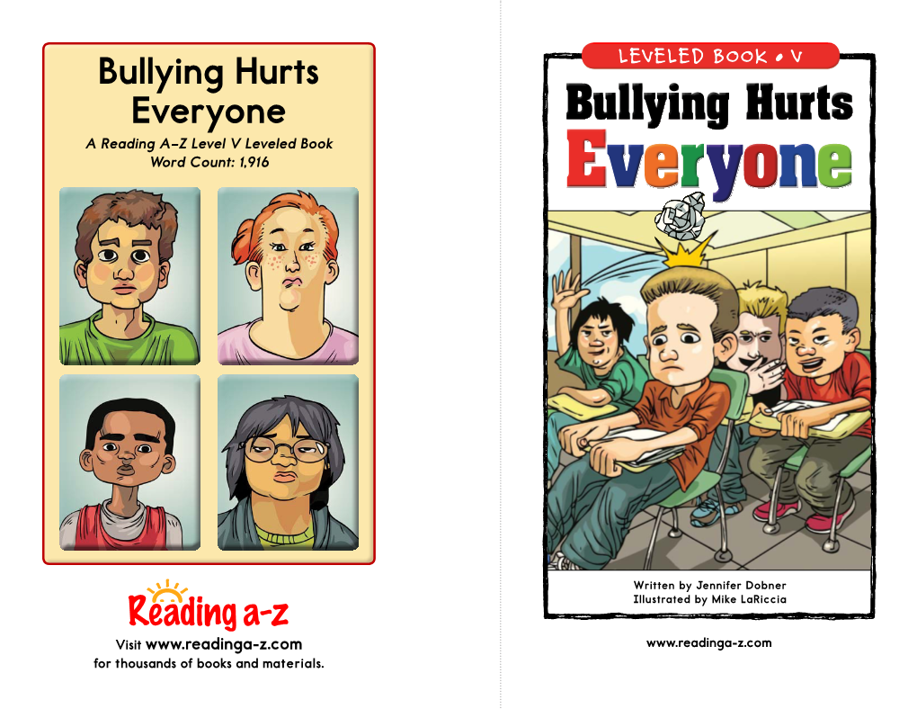 Bullying Hurts Everyone