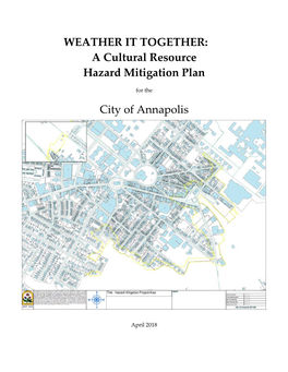 A Cultural Resource Hazard Mitigation Plan City of Annapolis