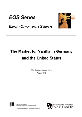 Market for Vanilla in Germany and US