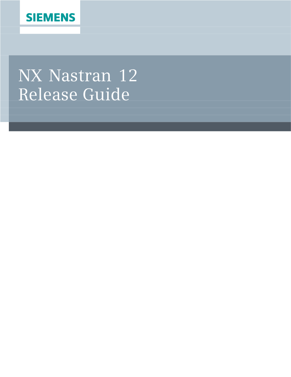 NX Nastran 12 Release Guide