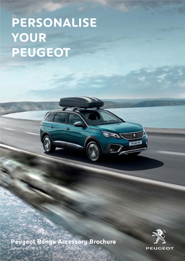 Personalise Your Peugeot